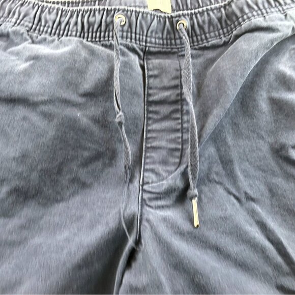 GAP Mens Essential Jogger Pants Large Casual Tapestry Navy Drawstring Pull On - Picture 14 of 16
